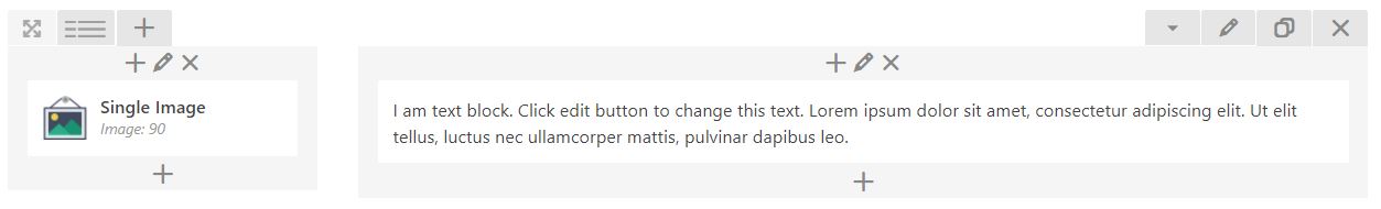 PageBuilder Row Columns