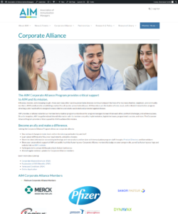 Association Of Immunization Managers WordPress Redesign